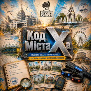 Лазертаг-квест «Код Города Ха» — праграмма на первый звонок